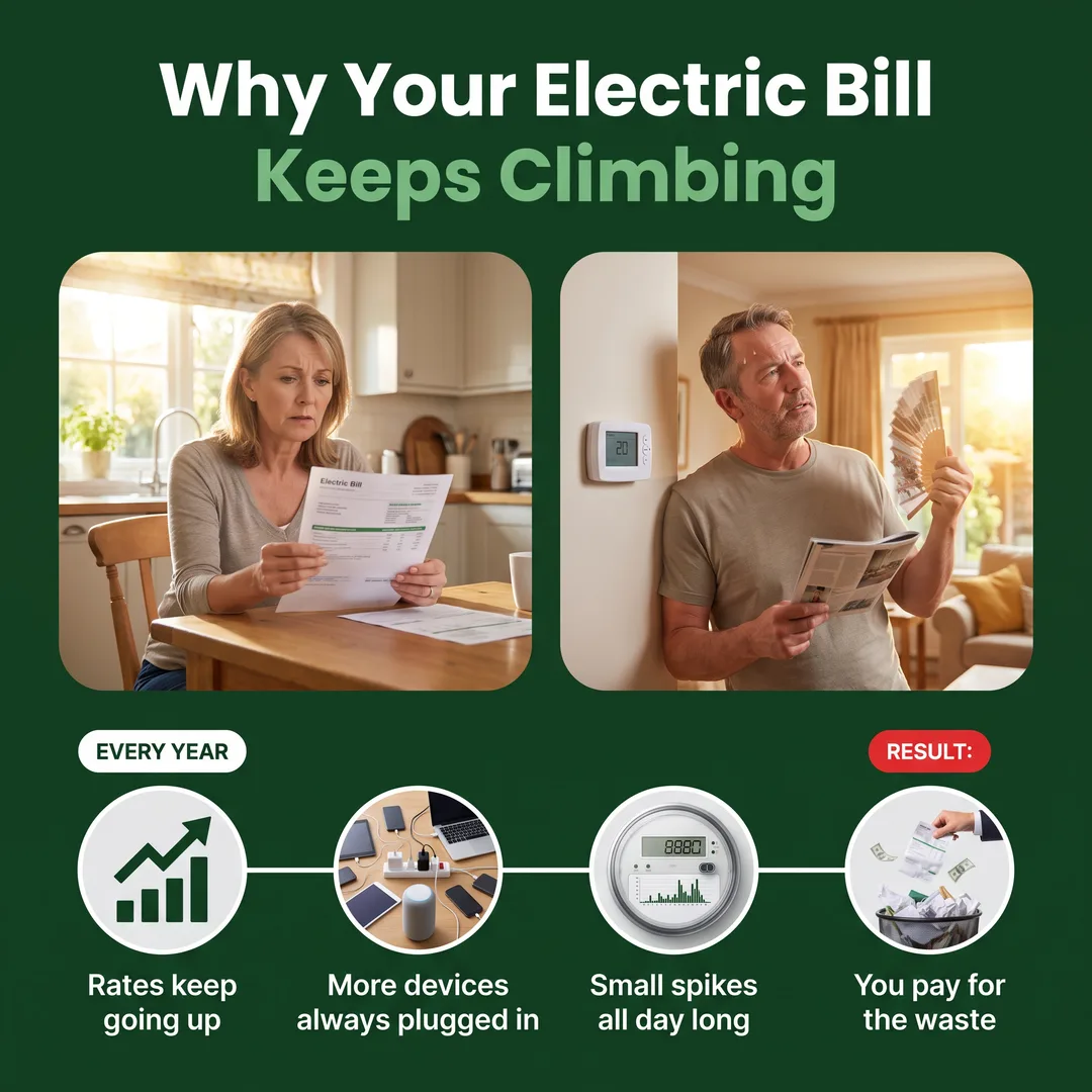 Why your electric bill keeps climbing